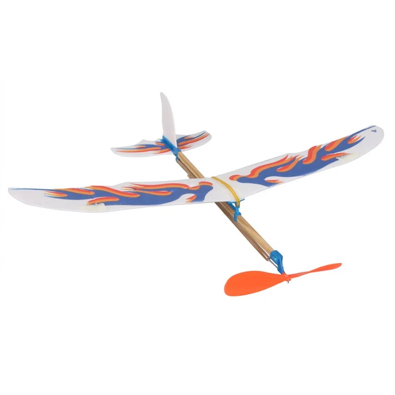 DIY пластиковая пена эластичный резиновый приведенный в действие летающий