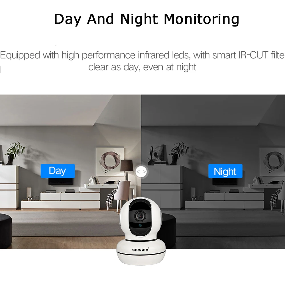 SECTEC INQMEGA облако 1080 P IP камера Intelligent Auto Tracking умный дом безопасности камеры скрытого