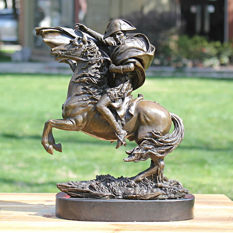 

Napoleon crossing the Alps bronze art decorative ornaments like riding Home Furnishing giftsroom Art Statue