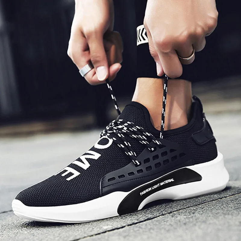2018 весенне-осенняя обувь Для мужчин модные кроссовки Повседневное новые