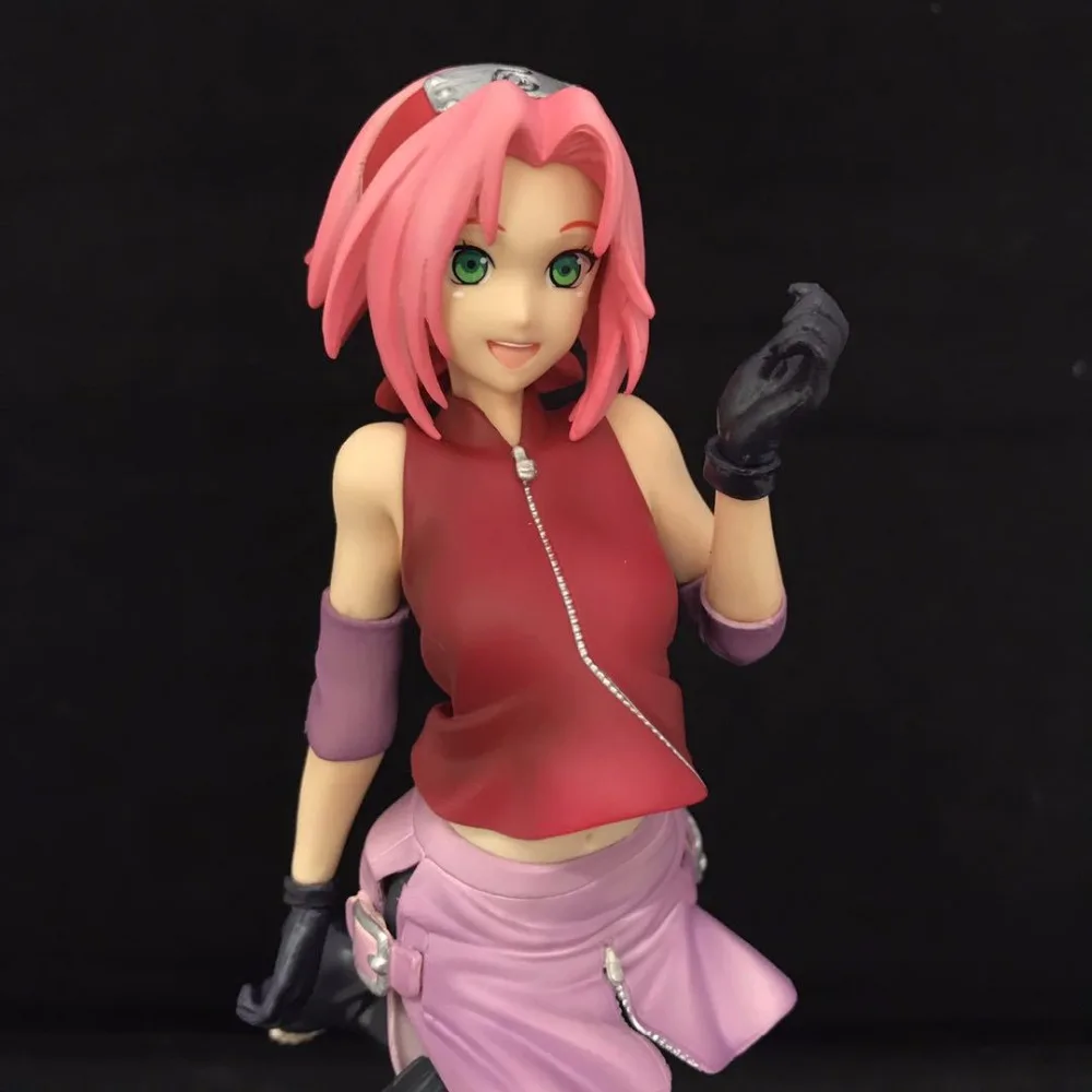 Anime Figure 21.5cm MegaHouse MH GEM GALS NARUTO Haruno Sakura Action Toy Collectible Model Gift Doll | Игрушки и хобби