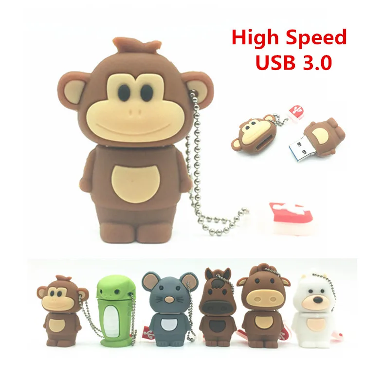 Высокоскоростной флеш-накопитель USB 3 0 Китайский Зодиак животное змея курица