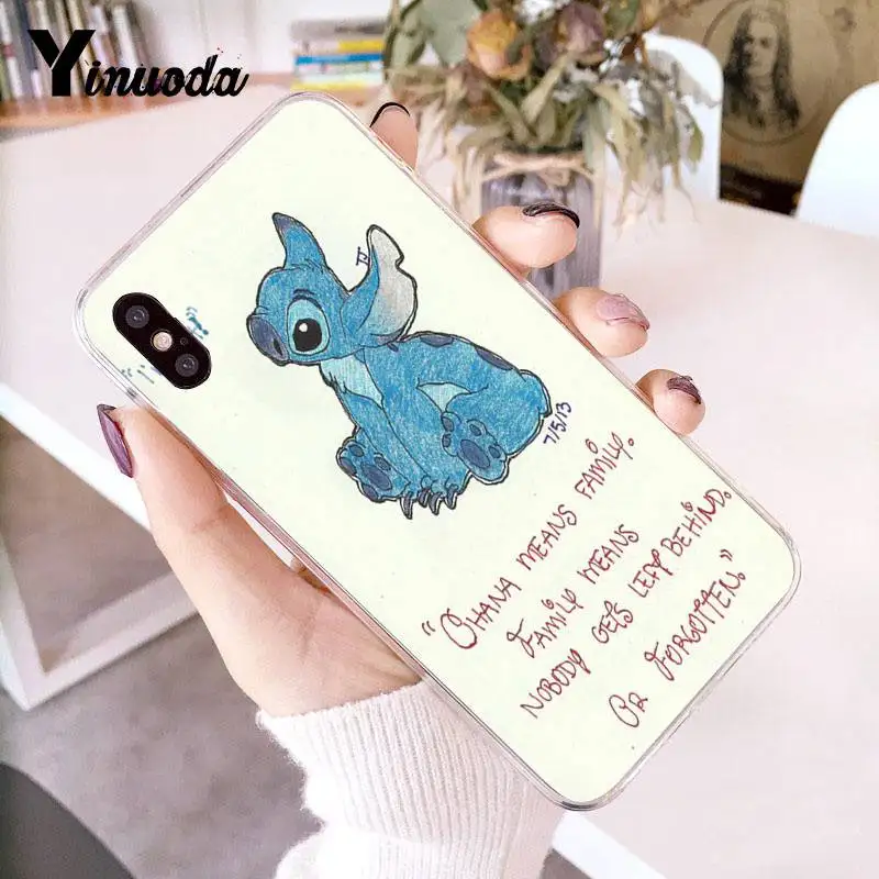 9 Yinuoda для iPhone 7 6 X Чехол Lilo Stitch Coque чехол для телефона для iPhone 8 7 6 6S Plus X 5 5S SE XR XS XSMAX - Цвет: 9