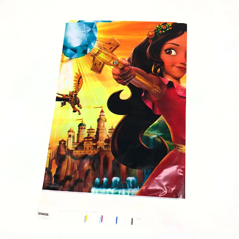 1pcs tablecloths Elena the Avalor тематическая одноразовая посуда Elena тематическая скатерть Elena тематическая вечеринка на день рождения украшения - Цвет: 1pcs tablecloths