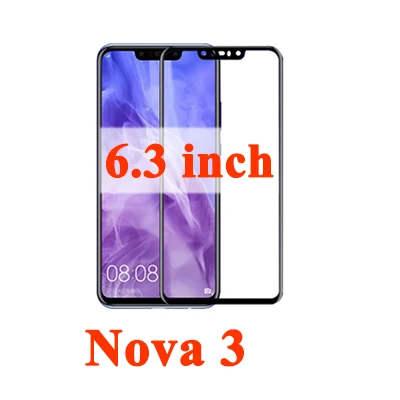 For Huawei Nova 3 Защитное стекло для huawei nova 3i 3 из закаленного стекла 2 2i для экрана i i2 i3 plus hauwei nova 3 nova 2 novo armor display - Цвет: For Huawei Nova 3
