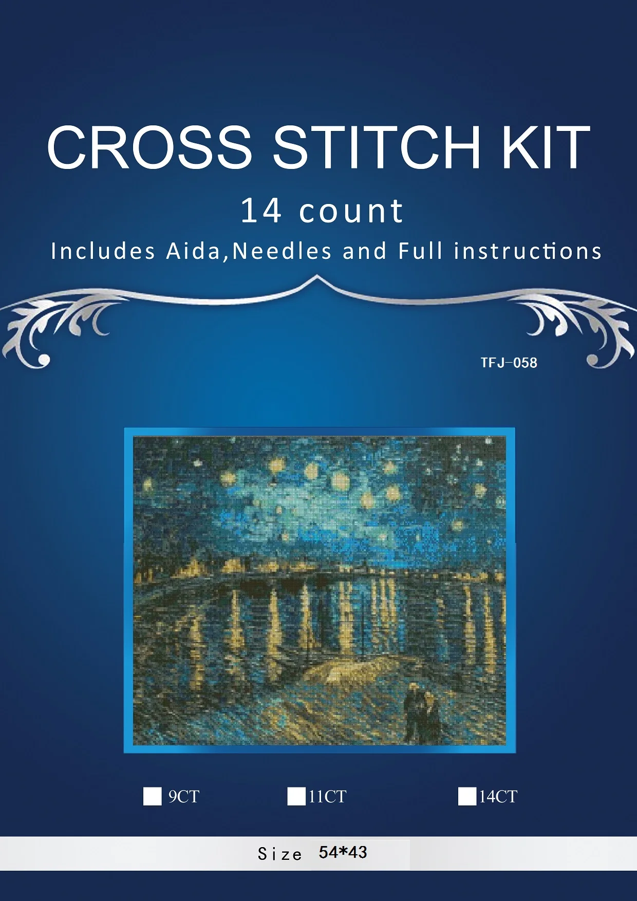 Вышивка вышивка крестиком DIY DMC из белого холста в стиле людей для домашнего