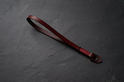 Wine red Mr. stone ручной работы из натуральной кожи Камера Ремешок(обмотка - Цвет: Wine red