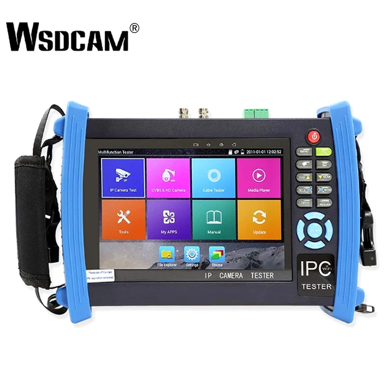 Wsdcam 8600 Plus Серия 7 дюймов IP камера тест er монитор CCTV Тест Anolog 1080P POE ONVIF 4K H.265 HDMI In & Out