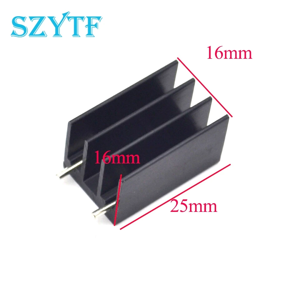 20pcs 25*16*16MM Transistor MOS tube special aluminum heat sink aluminum radiator