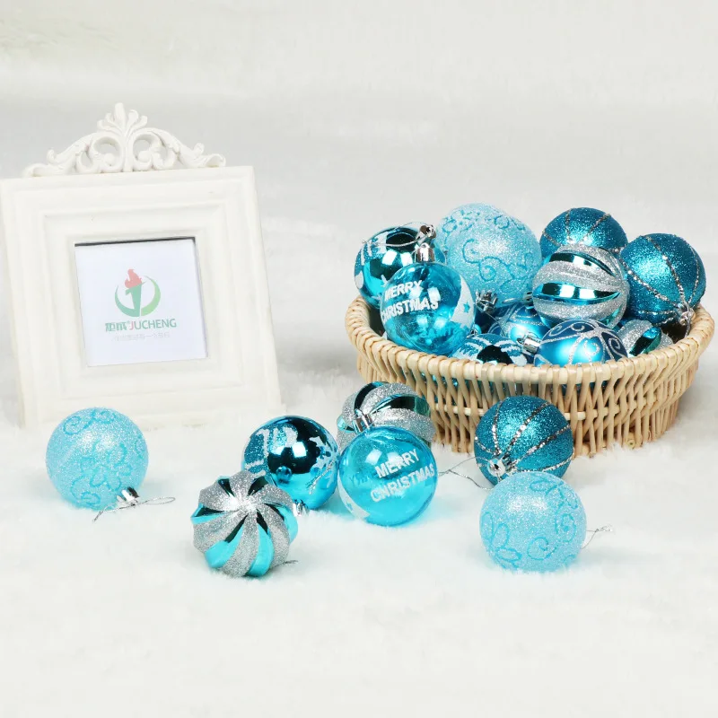 Рождественская елка шар 6 см 24 шт./лот украшения набор Декор безделушка Висячие