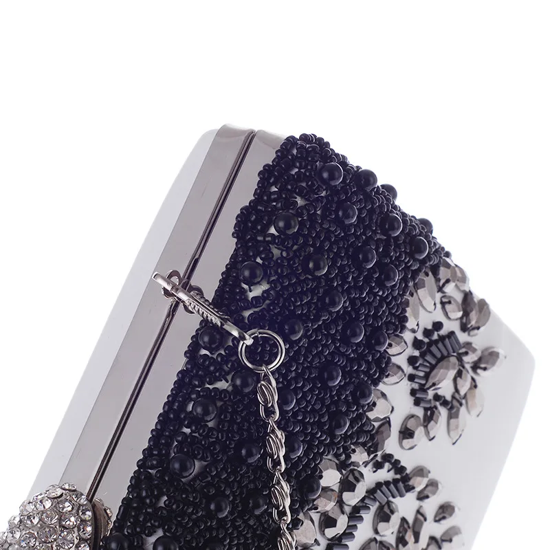 Женская сумочка с жемчугом элегантная вечерняя сумка-клатч Свадебная на плечо |