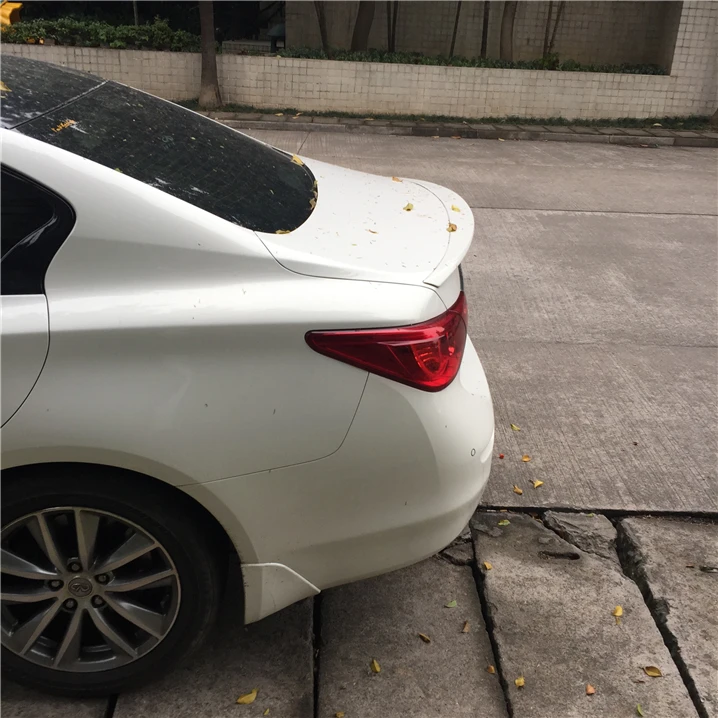 Для Infiniti Q50 спойлер Высокое качество ABS Материал заднего крыла первоклассника Цвет задний спойлер для Nissan, Infiniti Q50 спойлер CZJ