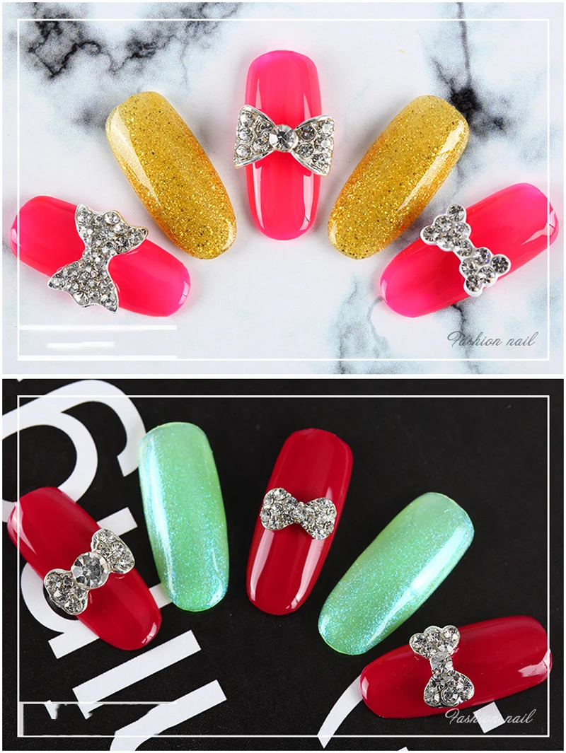 30 стилей фантазии и металлическими декоративными элементами галстук-бабочка