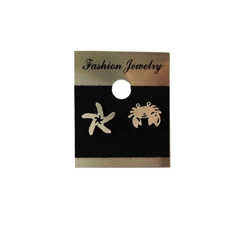 Женские серьги крабы из нержавеющей стали золотого цвета|animal stud earrings|fashion earringsstud