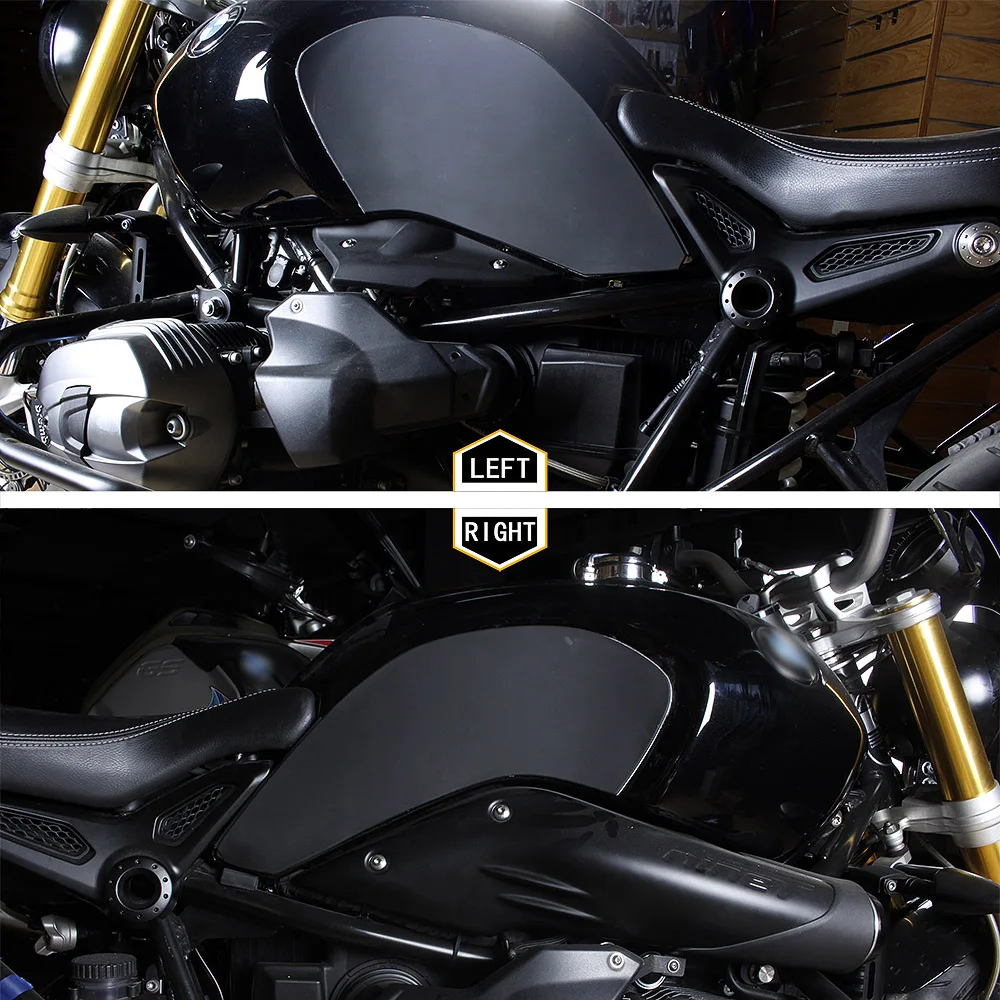 Мотоциклетные наклейки на топливный бак 2 шт. левый и правый черный Бензобак