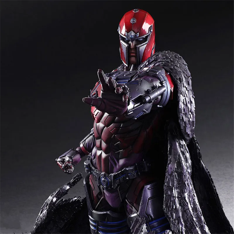 Экшн фигурка Kai PLAY ARTS ПВХ 27 см 10 63 дюйма аниме Marvel X men Magneto Max Eisenhardt игрушка в подарок