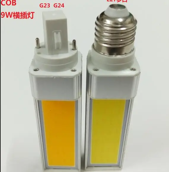 Новая супер яркая светодиодная лампа COB E27 G24 7 Вт 9 12 светодиодный прожектор AC85 265V