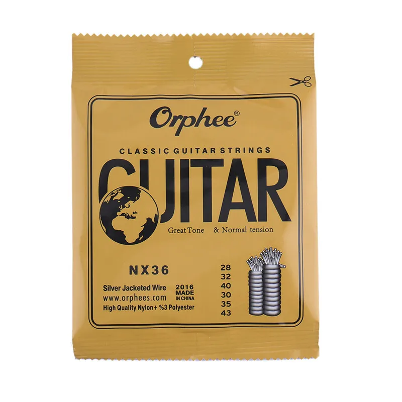 Orphee NX обычные классические Гитары строки серии (Цвет Пластик мешок печать)
