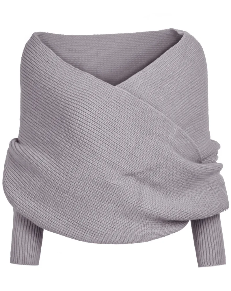 Solid Women Sweaters and Pullovers Thick Coat V Neck Jumper | Женская одежда