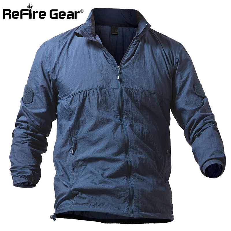 ReFire Gear легкая портативная Водонепроницаемая тактическая куртка мужская летняя