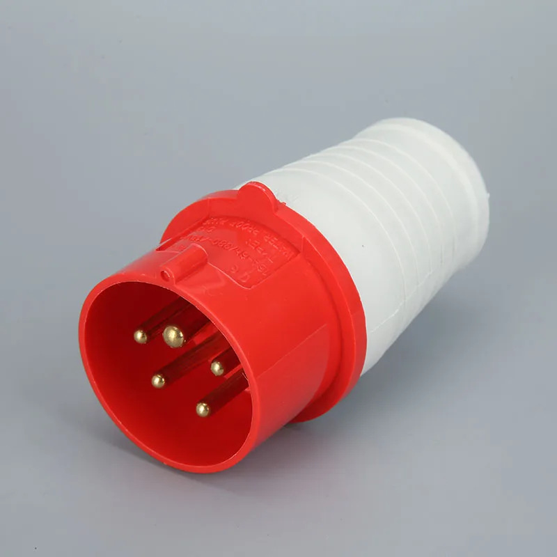 16A IP44 5 контактов 3P + E N Промышленные вилки 380 ~ 415 В штекеры и розетки для