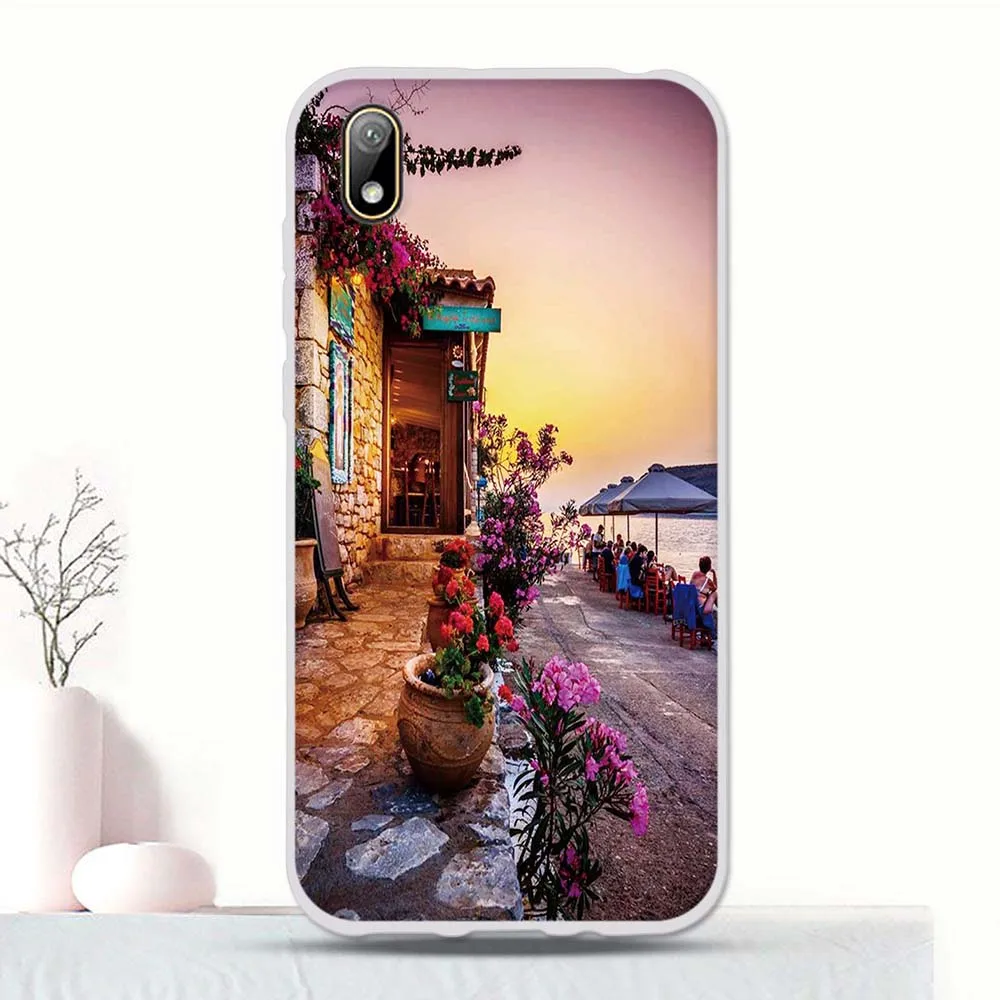 Чехол для телефона Huawei Y5 2019 силиконовый чехол Honor 8S с объемным рисунком из