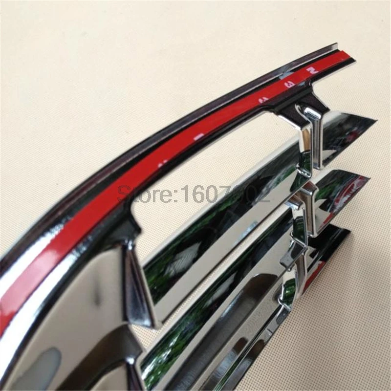 2 шт. хромированная решетка для Mazda 6 M6 Atenza 2013 2014 2015|trim cover|chrome car stylingfront grill cover |