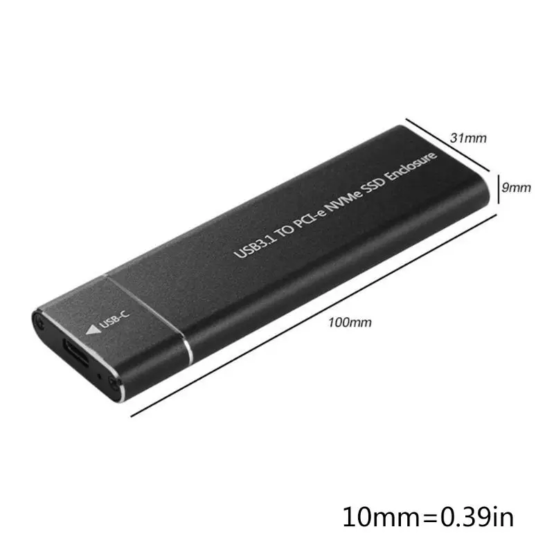 Корпус твердотельного накопителя USB3.1 Type C на M.2 M Key NVMe PCIE SSD 10 Гбит/с M2 2280|Платы