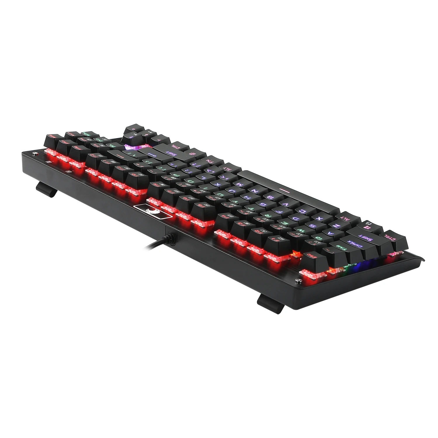 Механическая клавиатура Z77 Eagle TKL, игровая, светодиодный, с подсветкой, металлическая пластина, 87 клавиш, Outemu, переключатели, эргономичная клавиатура для геймера, Typist