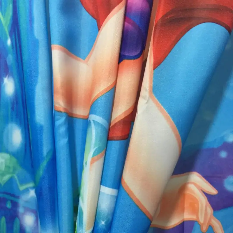 Подводный Русалка семья ванная комната занавеска для душа простой полиэстер