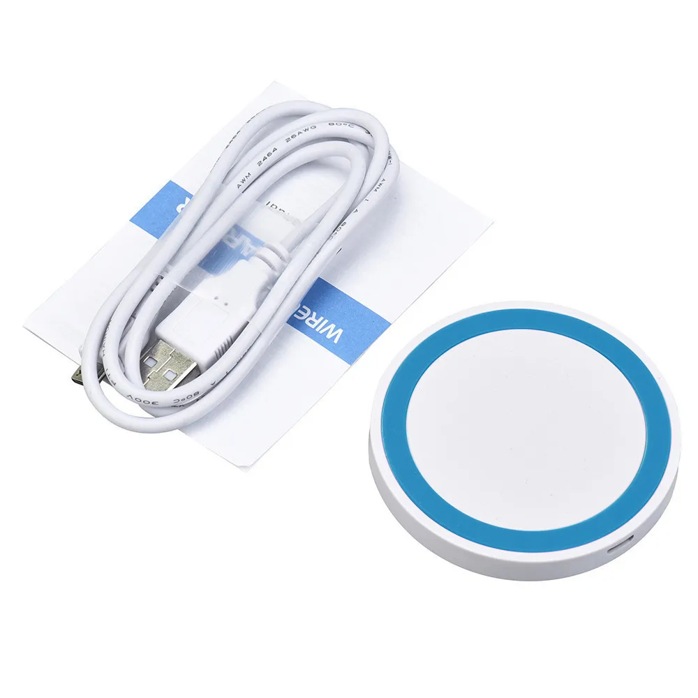 Беспроводное зарядное устройство ультратонкая светодиодная панель для быстрой