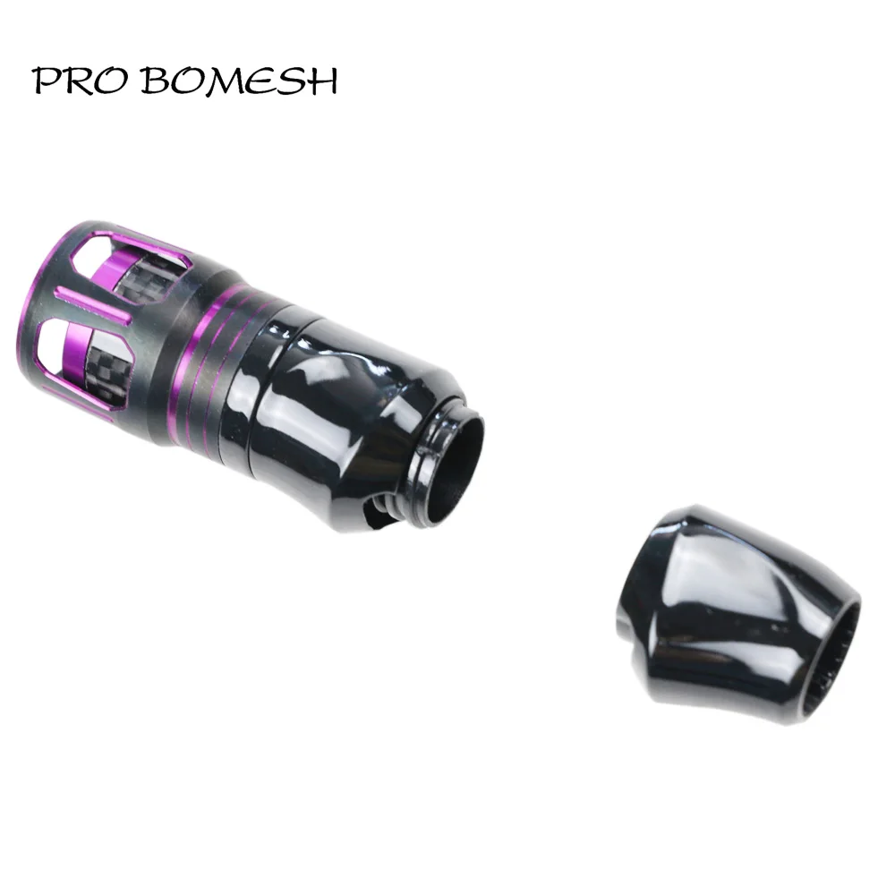 Pro Bomesh 1 комплект алюминиевая Зажимная гайка+ 3 K углеродная спиннинговая кастинговая катушка набор сидений DIY стержень строительный компонент ремонтный аксессуар - Цвет: Зеленый
