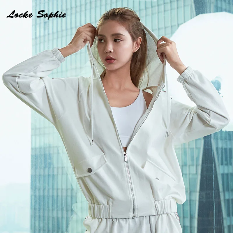 1 шт. женские шорты куртки и пальто осень 2019 быстросохнущие на молнии с капюшоном