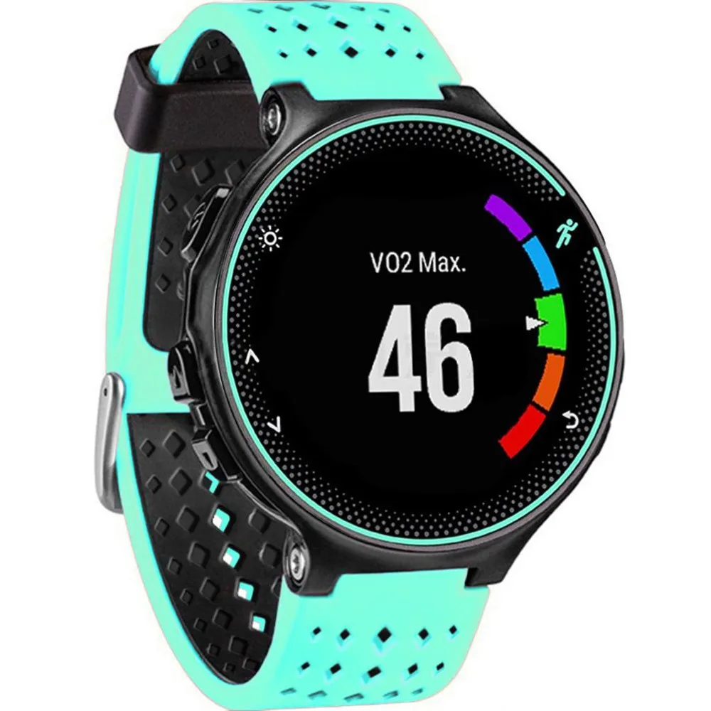 Новая мода мягкий силиконовый для Garmin Forerunner 220/230/235/620/630 замена наручные часы