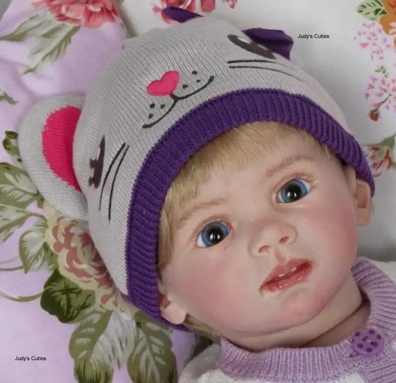 

60cm Real Touch Silicone lifelike Reborn Baby Doll Toy Lifelike open eyes DIY vinyl babies Artist's Work Collectable Doll kits