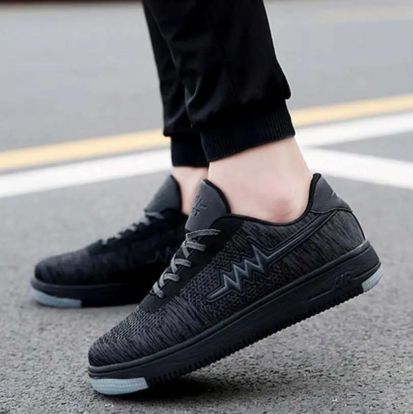 Горячий Продавать Мода Мужская обувь Flynit Повседневная 3 цвета 39-44 размер ЕС