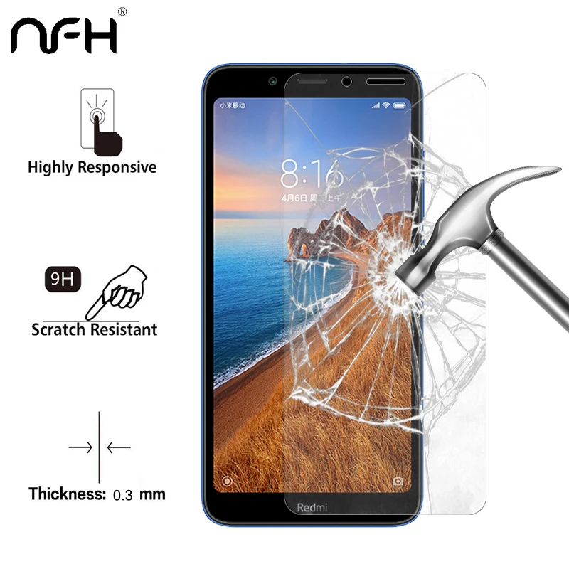 3PCS For Glass Xiaomi Redmi 7 7A Screen Protector Tempered Note Protective Phone Film | Мобильные телефоны и аксессуары