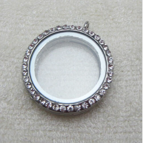 Модные ювелирные изделия 5 шт живая память плавающая Серебряное Стекло Круглый