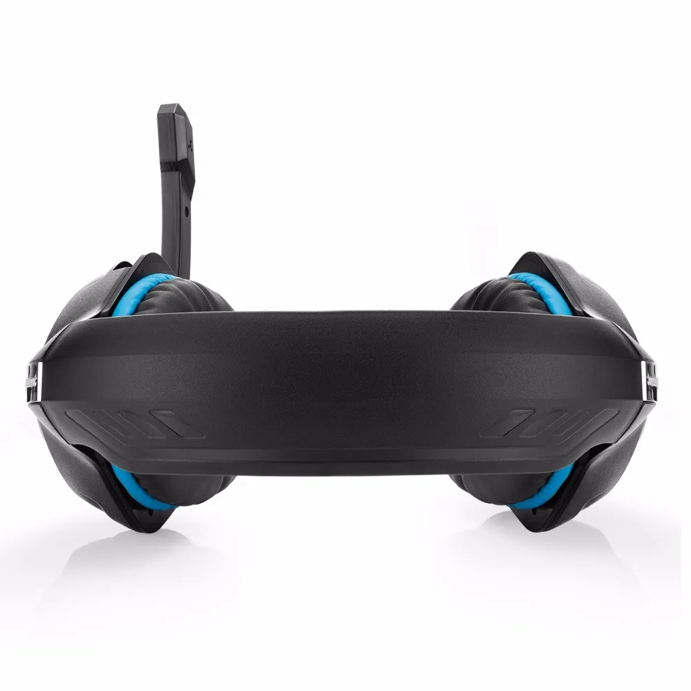 Игровые наушники TOPROAD с микрофоном светодиодный светильник проводная гарнитура 3