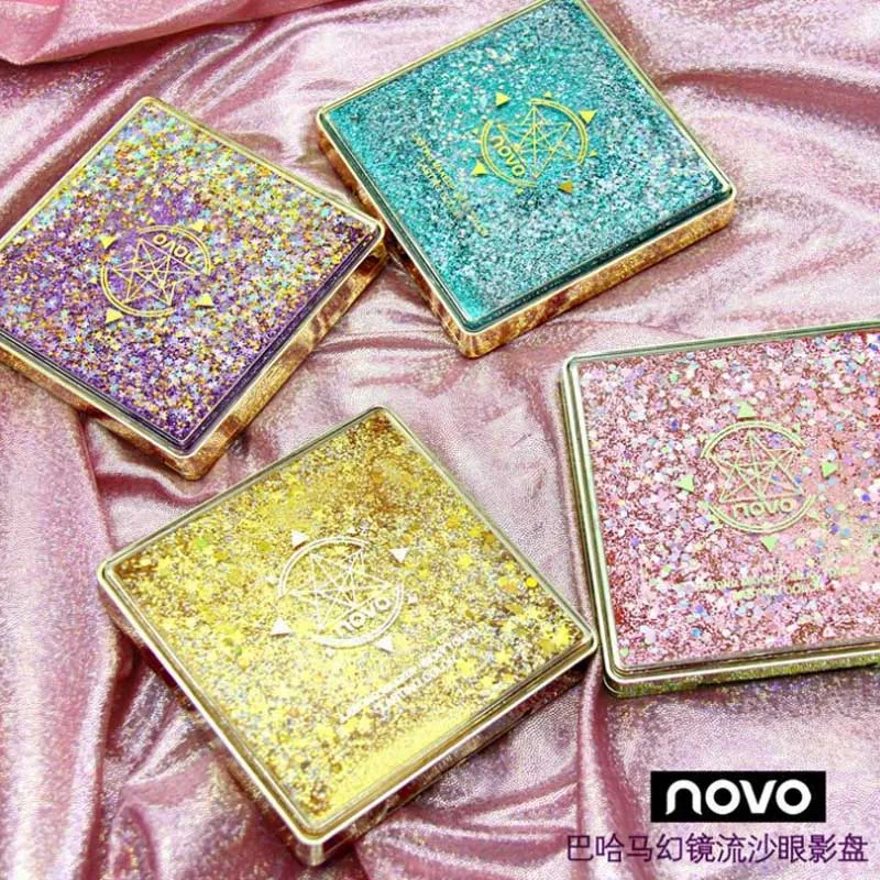 Брендовые крестообразные бахамианские тени с зеркалом компактная Палетка