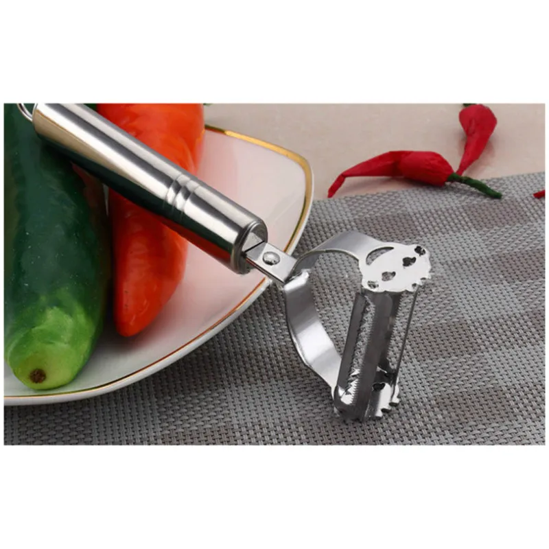 Stainless Steel Peeler Multifunctional Fruit Paring Knife Melon Peel Shredder Slicer Grater Kitchen Accessories | Дом и сад