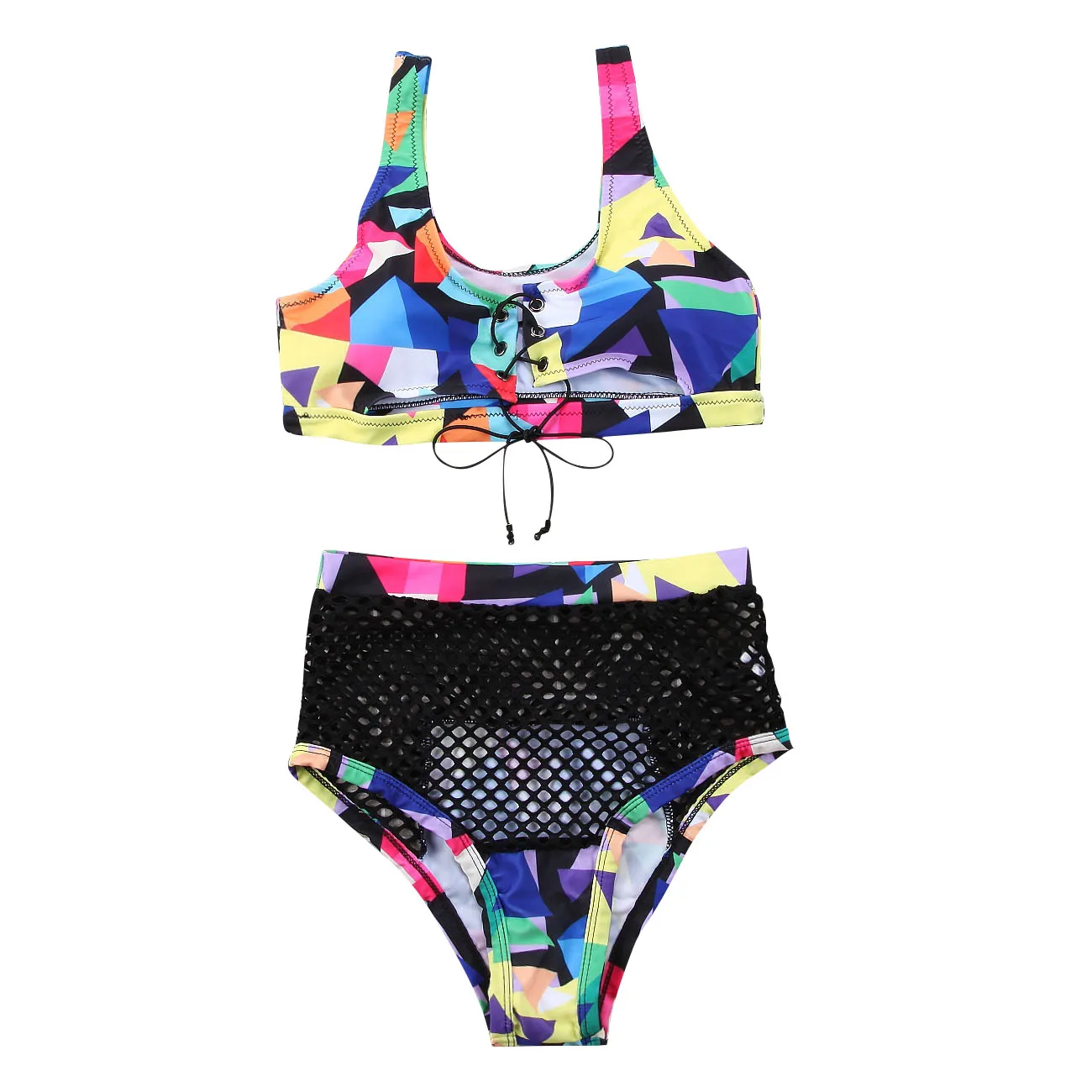 Новый сексуальный женский комплект бикини бандажный купальник с чашками пуш ап