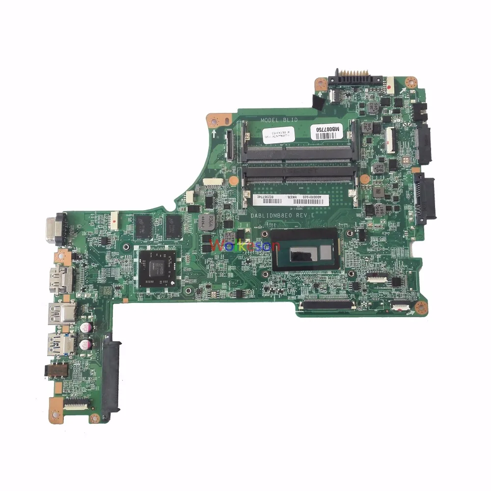 SHELI для Toshiba Satellite L50-B материнская плата для ноутбука W/I3-4025U cpu A000301920 DABLIDMB8E0 DDR3 тест Oke