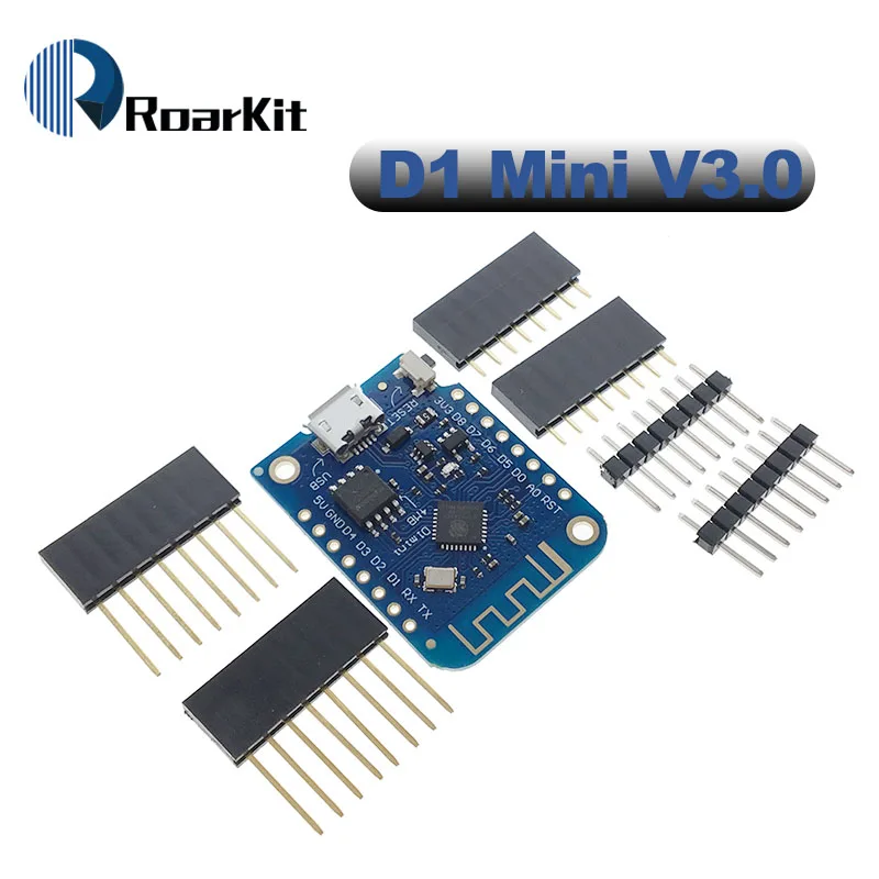 Макетная плата для Wemos D1 Mini V3.0.0 WIFI на основе ESP8266 CH340 CH340G Arduino Nodemcu V2