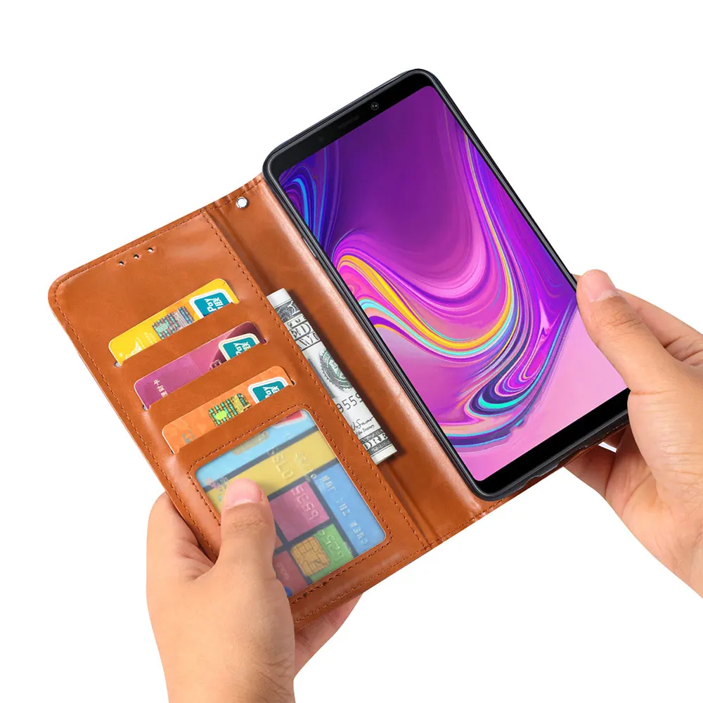IDOOLS чехол для samsung galaxy A9 2018 из искусственной кожи грязеотталкивающий Чехол