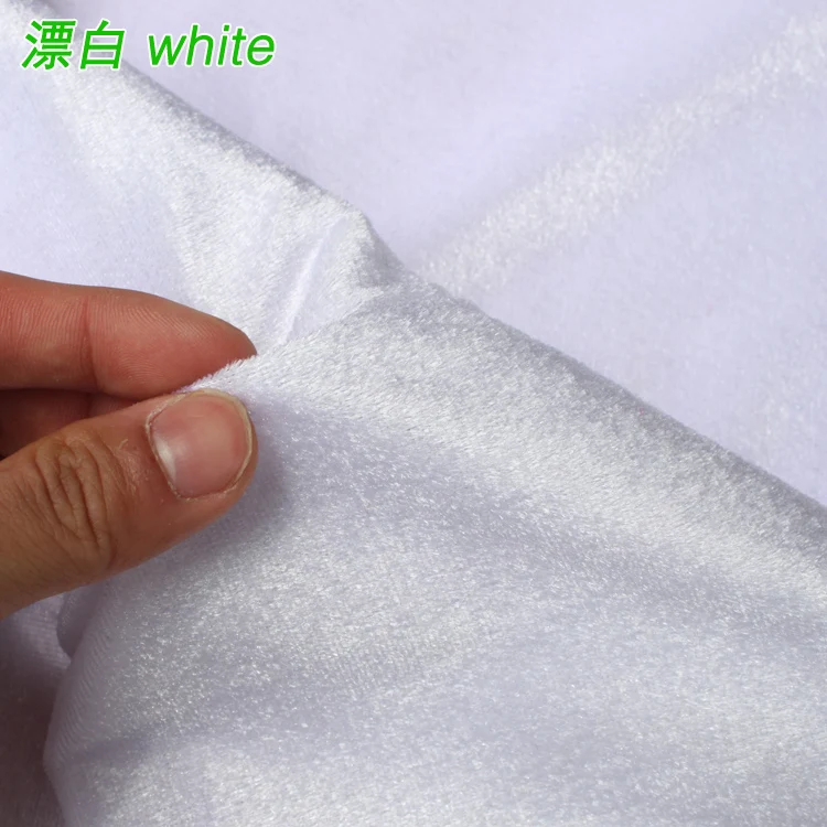 Бархатная ткань из белого шелка велюровая плюшевая скатерть для стола занавеска