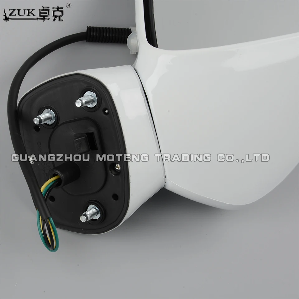 ZUK левый и правый Внешний Зеркало заднего вида в сборе для HONDA FIT Джаз 2005-2008 подходит для салона 2003-2006 город 2007-2008 3-контактный без светодиодный потолочный светильник