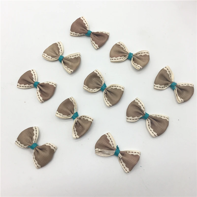 10 шт./лот атласная лента с бантом подарочная упаковка для рукоделия бант ручной