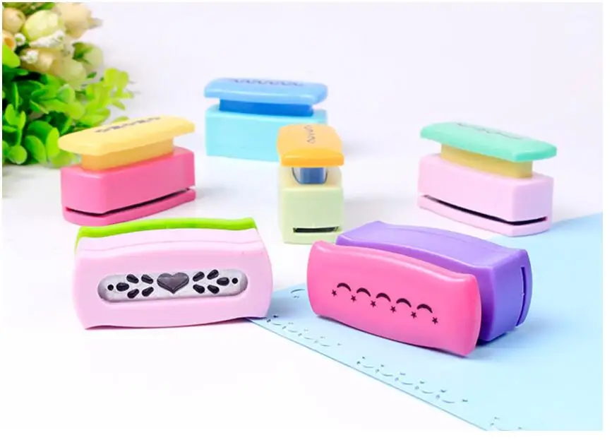 1 шт. 20 видов DIY бумажная печать карты резак скрапбукинга Shaper маленькое устройство для тиснения Дырокол дети ручной работы ремесло подарок YH02