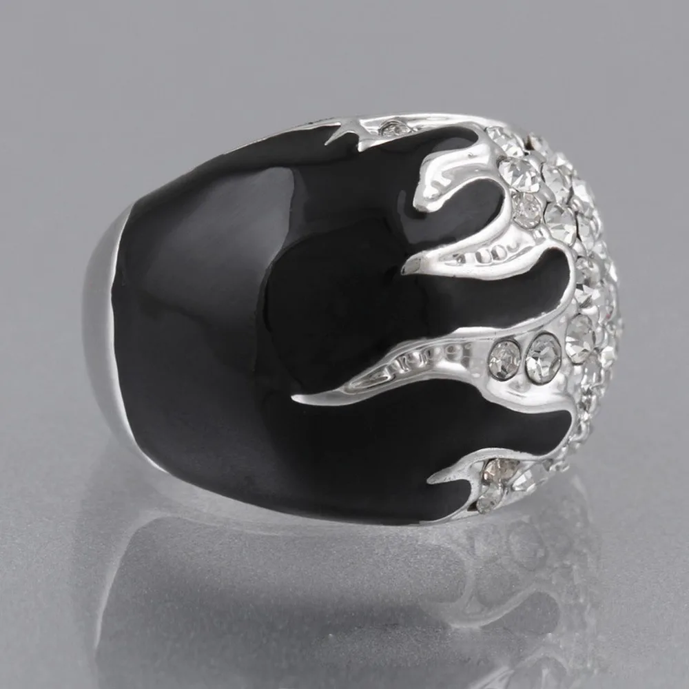 Женское Винтажное кольцо в черном стиле|ring performance|ring siliconring key ring |